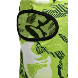 Маска-балаклава Green Spots, размер универсальный, зелёная