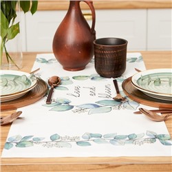 Дорожка на стол «Этель» Flower mood вид 1 30×70 см, 100% хлопок, саржа 190 г/м²