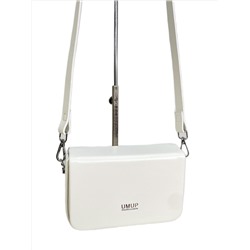 Женская сумка из искусственной кожи, цвет белый