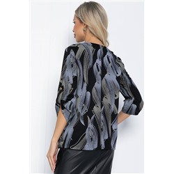 Джемпер Дэрби (черный/штрихи) Б12448-10