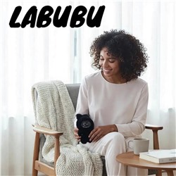 Брелок Labubu Black лабубу 17см