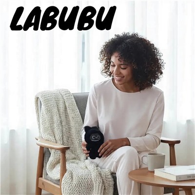 Брелок Labubu Black лабубу 17см