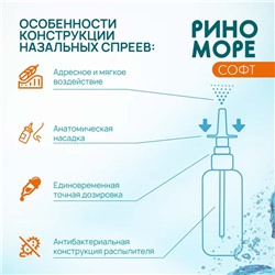 Спрей назальный РиноМоре Софт, 100 мл