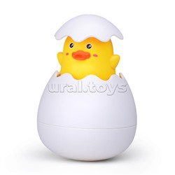 Игрушка для ванной яйцо-лейка, желтый цыплёнок