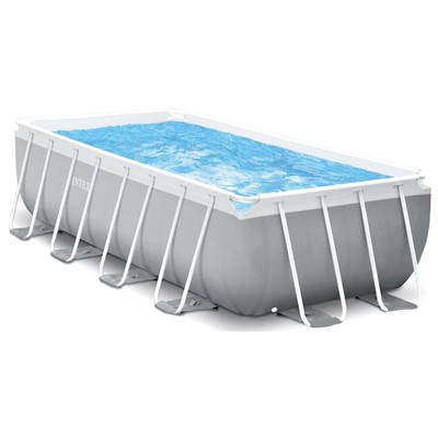 Бассейн каркасный INTEX Prism Frame 26788NP, 400×200×100 см, фильтр-насос, лестница, прямоугольный