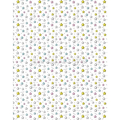Упаковочная бумага "Birthday mood" глянц. 70*100см, 80 г/м2, ассорти, 5 дизайнов