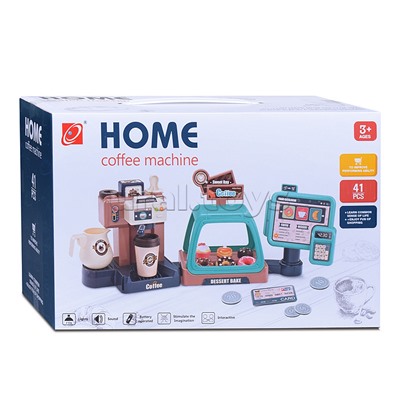 Игровой набор супермаркет "Кофейня №2" (41 предмет) в коробке