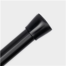 Карниз для ванной SAVANNA, телескопический, 110-200 см, чёрный