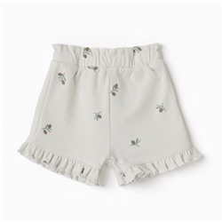 Шорты с рюшами «Крошка Я» Я Olives, рост 62-68, молочные
