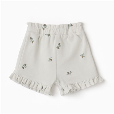 Шорты с рюшами «Крошка Я» Я Olives, рост 62-68, молочные