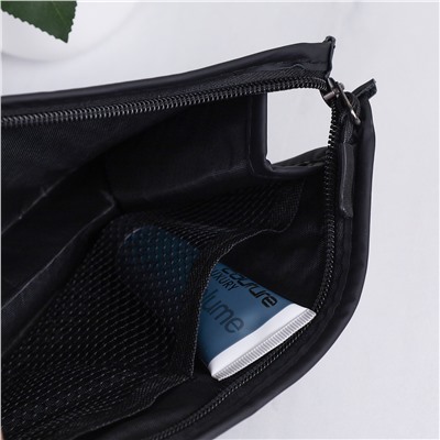 Косметичка 22х14,5х5 см / GENA-28 /уп 200/черная 690491