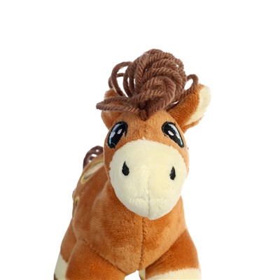 Мягкая игрушка - конфетница «Веселая лошадка», 21 см