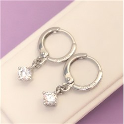 Серьги  родий Н01-13652