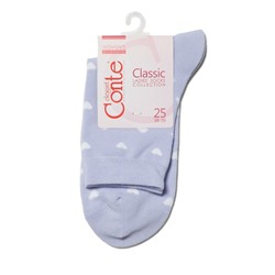 Классические CONTE CLASSIC Хлопковые носки с рисунками "Сердечки"