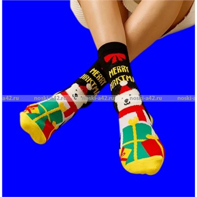 Носки женские НОВОГОДНИЕ арт. 9272