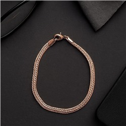 Браслет на руку ювелирная бижутерия коллекция "Дубай", покрытие: позолота, арт.007.047