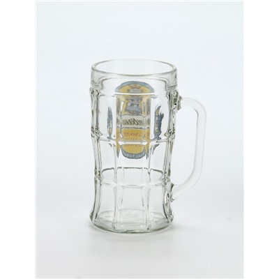 Кружка пивная стеклянная «Настоящий мужчина», 500 мл