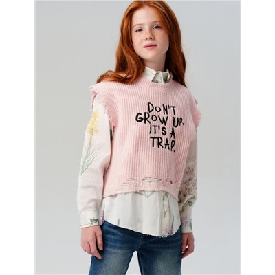 Жилет трикотажный для девочек
