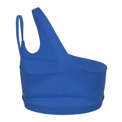 Топ спортивный ONLYTOP Asymmetry, размер S, синий