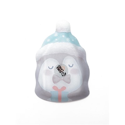 Тарелка новогодняя плоская «Пингвин», 13.8×20.5 см