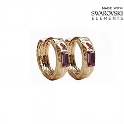 Серьги с кристаллами Swarovski