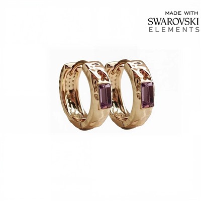 Серьги с кристаллами Swarovski