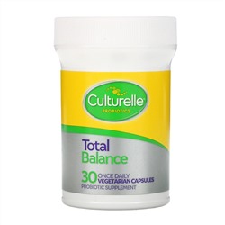 Culturelle, Probiotics, Total Balance, 11 Billion CFU, 30 Vegetarian Capsules