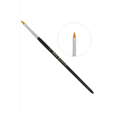 Planet Nails Кисть для дизайна «язык» №2 KRISTALLER, 1107427