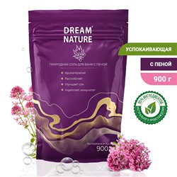 Соль для ванн с пеной Dream Nature, валериана и пустырник, 900 г