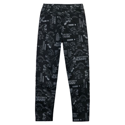 Брюки текстильные джинсовые утепленные флисом для мальчиков