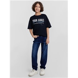 БРЮКИ ДЖИНСОВЫЕ ДЛЯ МАЛЬЧИКОВ (осенне-зимний ассортимент) 2024-2DTB601m-3