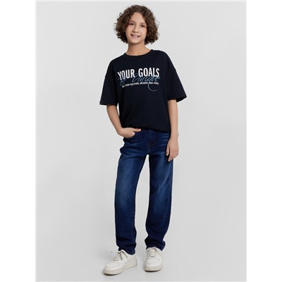 БРЮКИ ДЖИНСОВЫЕ ДЛЯ МАЛЬЧИКОВ (осенне-зимний ассортимент) 2024-2DTB601m-3