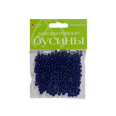 Бусины круглые МЕТАЛЛИЗИРОВАННЫЕ 5 мм 6 цв. 2-371/07 Альт