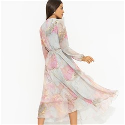 Платье нарядное на подкладе, Летящие мгновения (нежная)