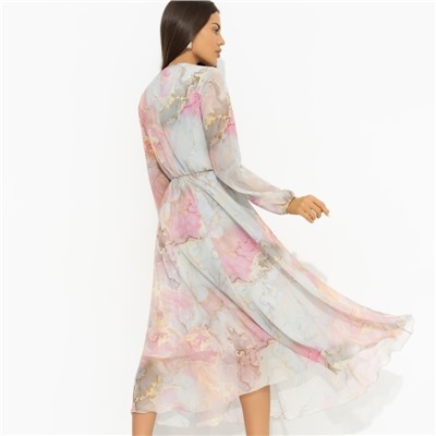 Платье нарядное на подкладе, Летящие мгновения (нежная)