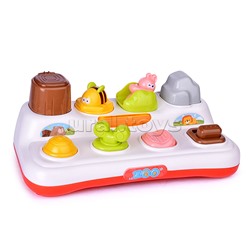 Развивающая игрушка "" со зверятами, в коробке