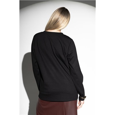 Лонгслив с V- образным вырезом НАТАЛИ, 1211648