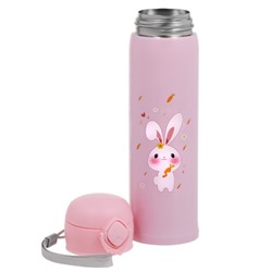 Термос, 450 мл, Детский "Кролик", сохраняет тепло до 8 ч