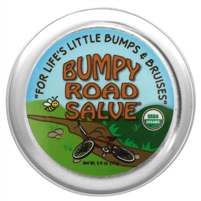Sierra Bees, Bumpy Road Salve, мазь от ушибов, 17 г (0,6 унции)
