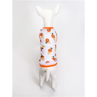 Футболка для животных «Апельсинка», размер M, ДС 30, ОГ 42 см