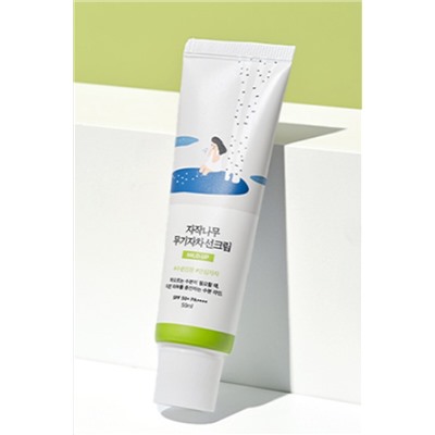 ROUND LAB Увлажняющий солнцезащитный крем с березовым соком / Birch Juice Moisturizing Mild-Up Sunscreen SPF50+ PA++++, 50 мл KRISTALLER, 1128324