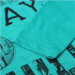 Лонгслив для мальчика, цвет изумрудный, рост 146 см