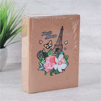 Фотоальбом 100 фото 10х15 Города / P-46100-1 /уп 96/*кожзам обложка (Пизанская башня, Серый)