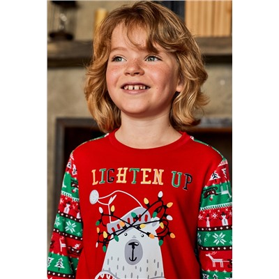 Пижама детская д/мал Juno AW20BJ609 Happy New Year