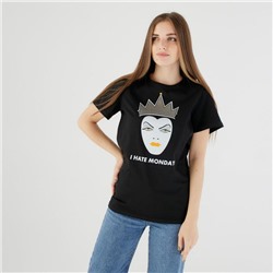 Футболка Hate Mondays, «Злодейки», черный