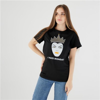 Футболка Hate Mondays, «Злодейки», черный