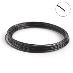 Проволока для плетения d=1.5 мм, намотка 5 м, цвет чёрный