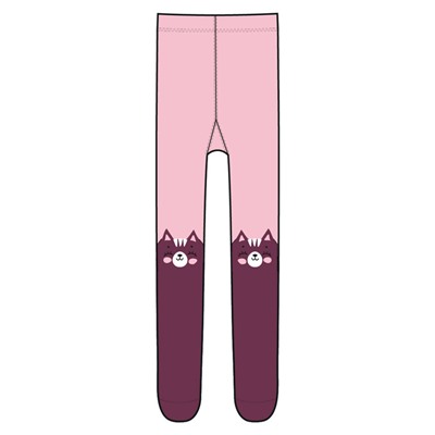 Колготки трикотажные махровые для девочек