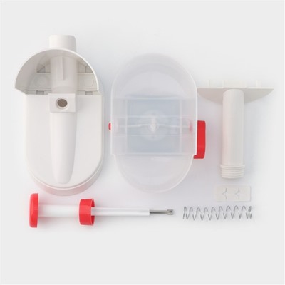 Машинка для удаления косточек из вишни Доляна «Вишнёвый сад», контейнер 450 мл, белая