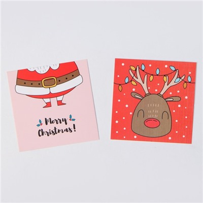 Набор подарочный новогодний «Этель» Happy new year полотенце 30×60 см и аксессуары (3 предмета)